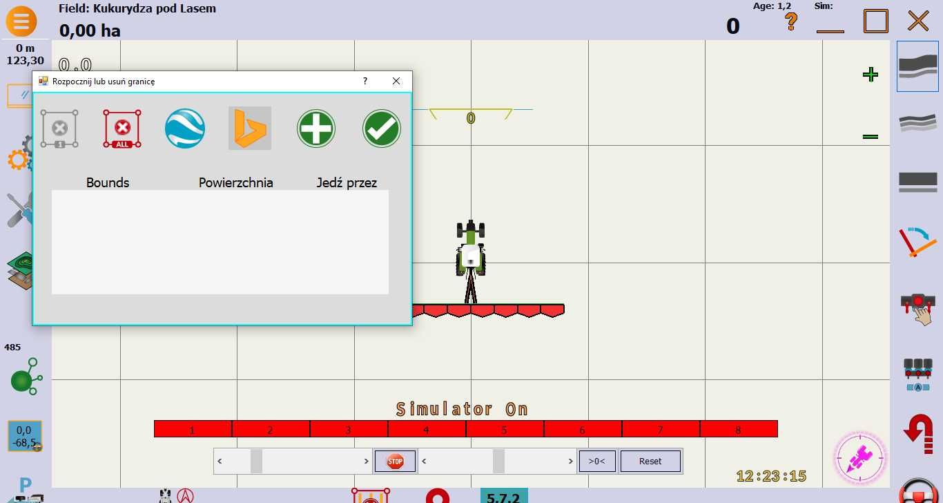 Nawigacja Rolnicza RTK z Hydraulicznym sterowaniem, ISOBUS