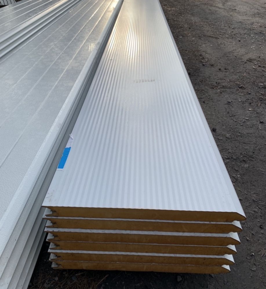 Panel bramy segmentowej BIAŁY głębokie pasy Gatunek 1 - 002