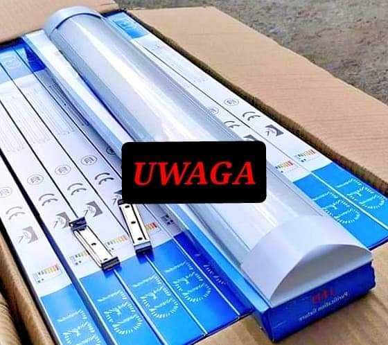 Lampa Led Garażowa Panel Świetlówka 120 cm Barwa zimna lub Neutralna
