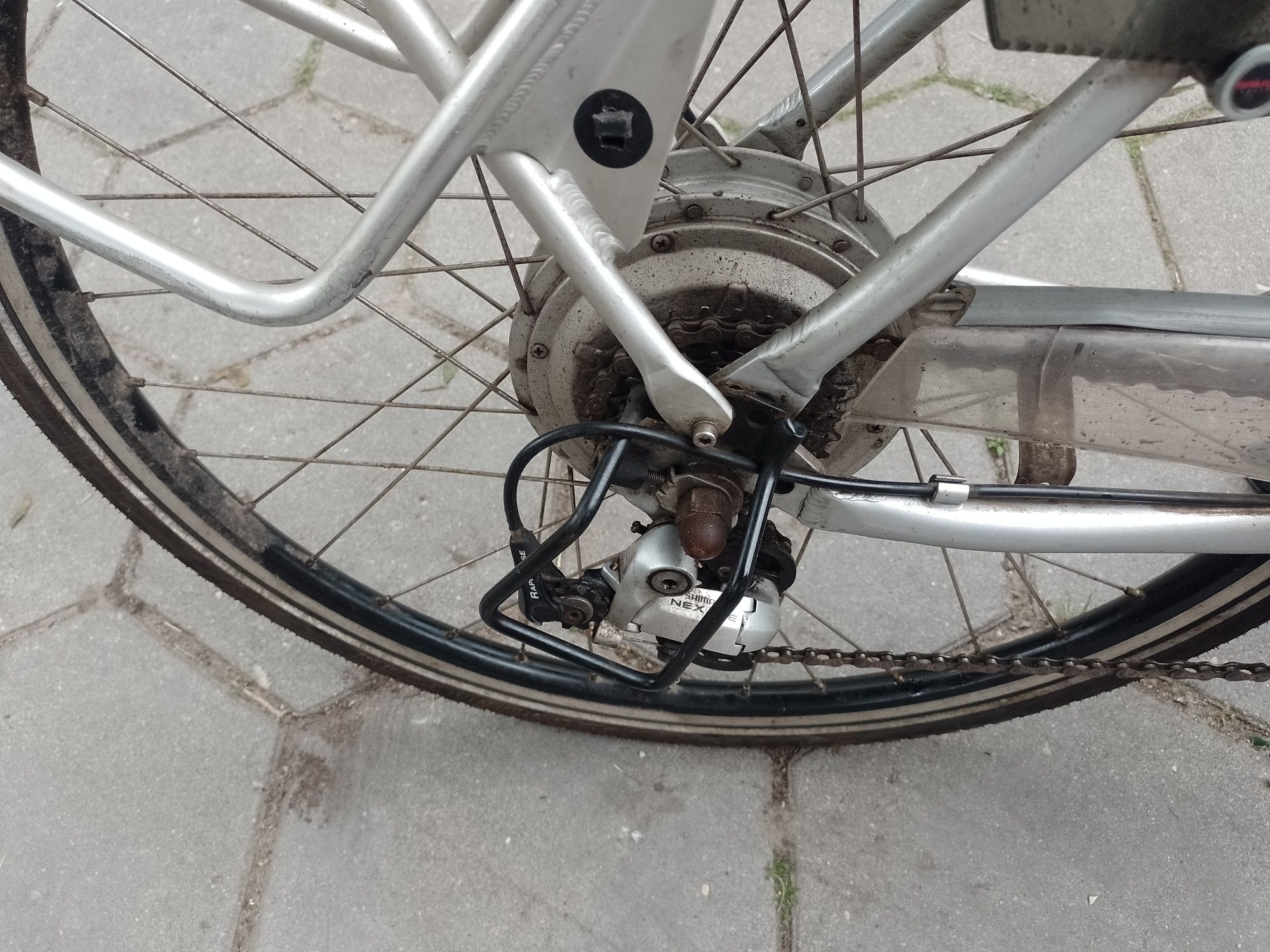 Rower elektryczny Sparta. 27" alum