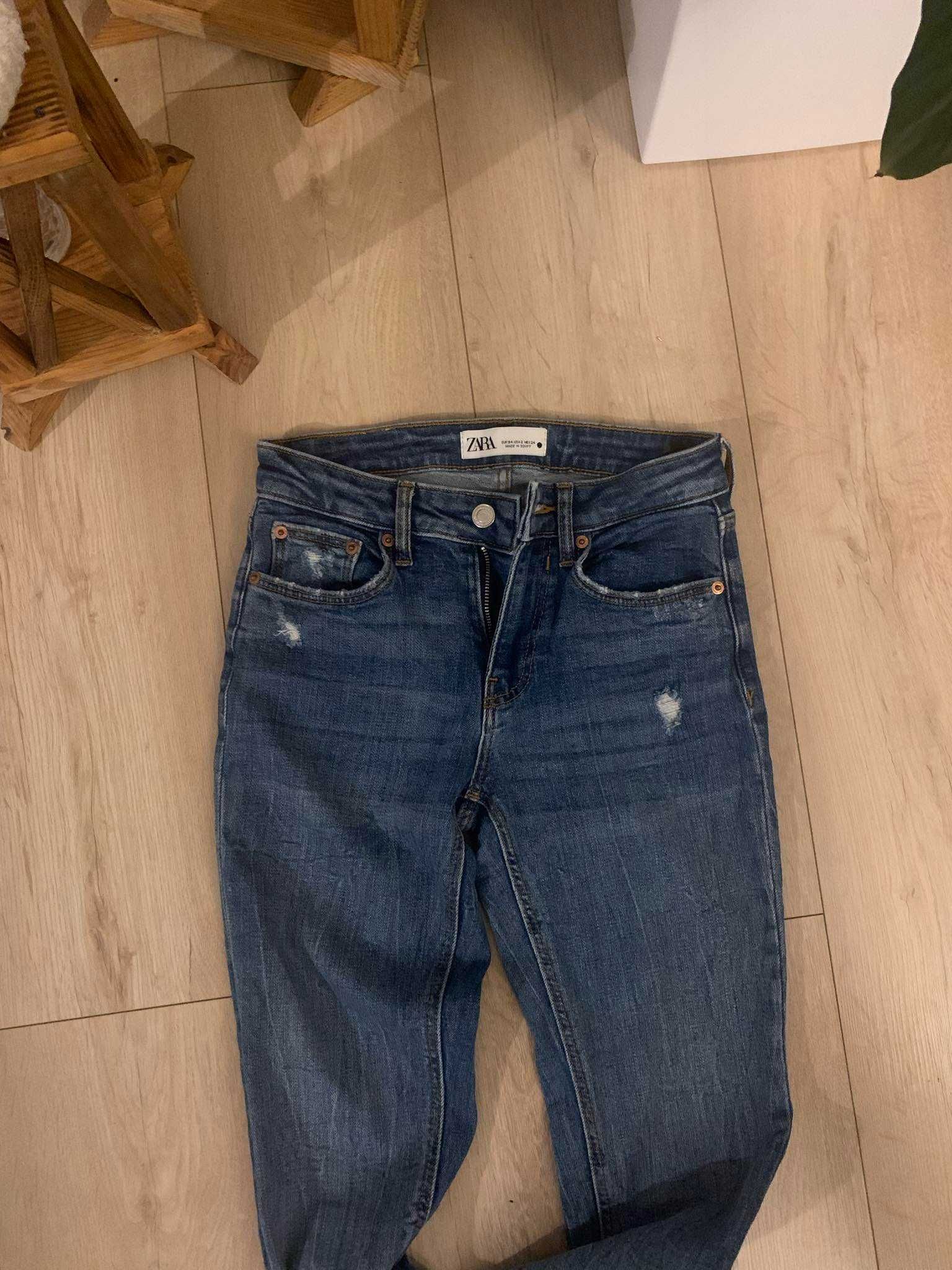 Jeansy skinny zara