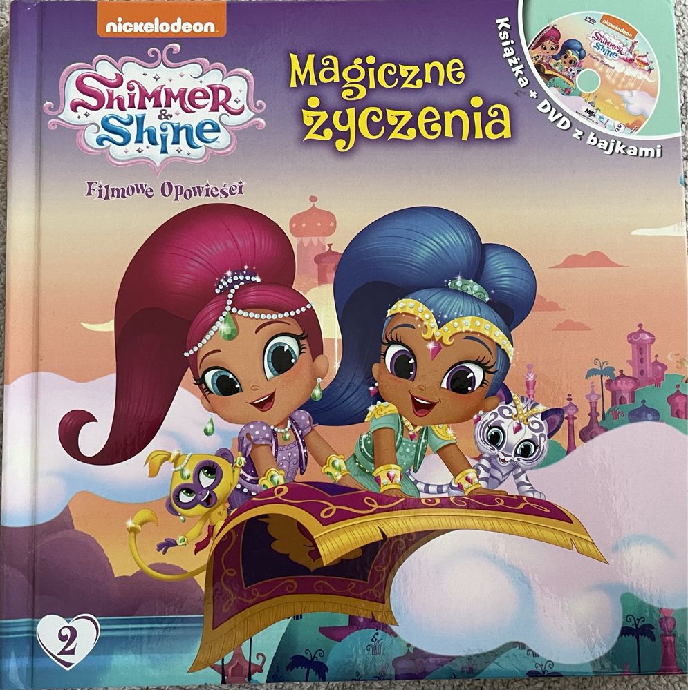 Zestaw 3 książeczek DVD Shimer i Shine