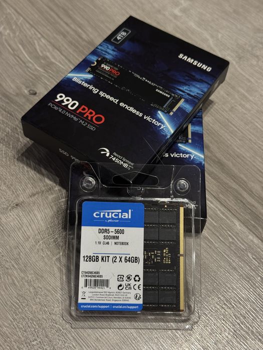 Crucial DDR 5600 128gb kit ( 2x64 ) gb оперативка