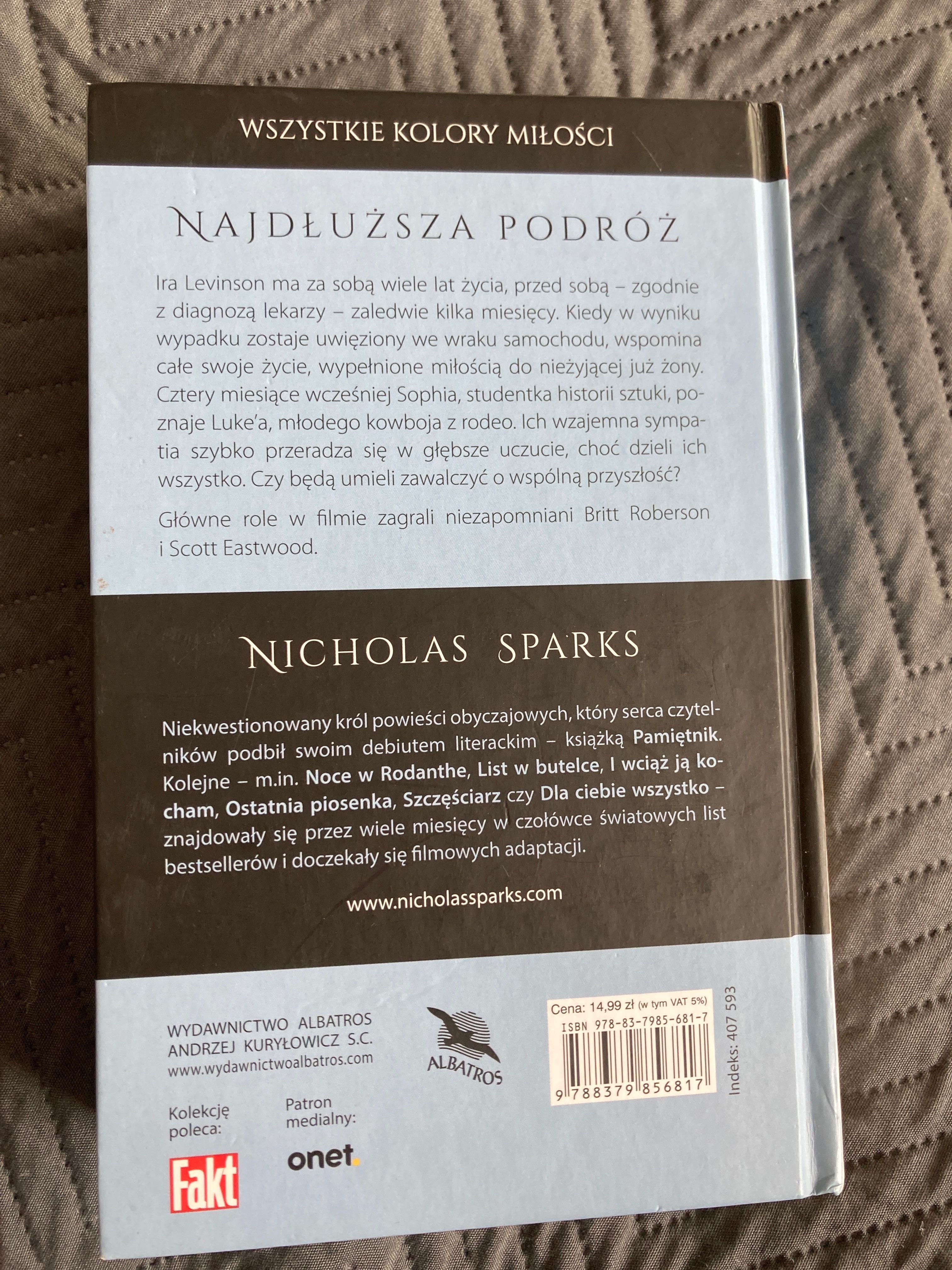 Najdłuższa podróż Nicholasa Sparksa