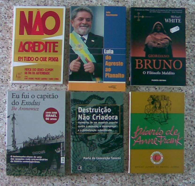 História, biografias, política, relações internacionais - 32 livros