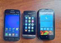 Телефони для дзвінків, або на запчастини Lumia 510, Asha 311, GT7262