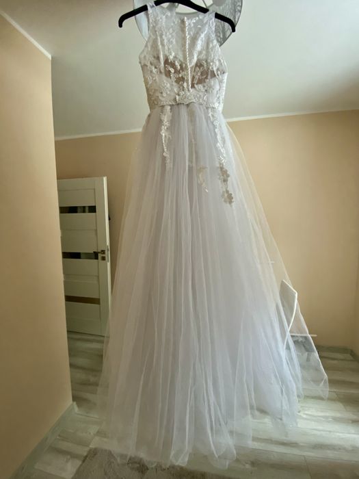 Suknia slubna ślubna sezon 2023 rozmiar XS 34 lato jesień wiosna