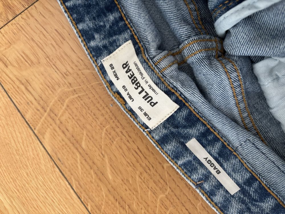 Jeansy Pull and Bear nowe Buggy 36 mlodziezowe