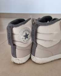 Botas Converse All Star cinza acolchoadas