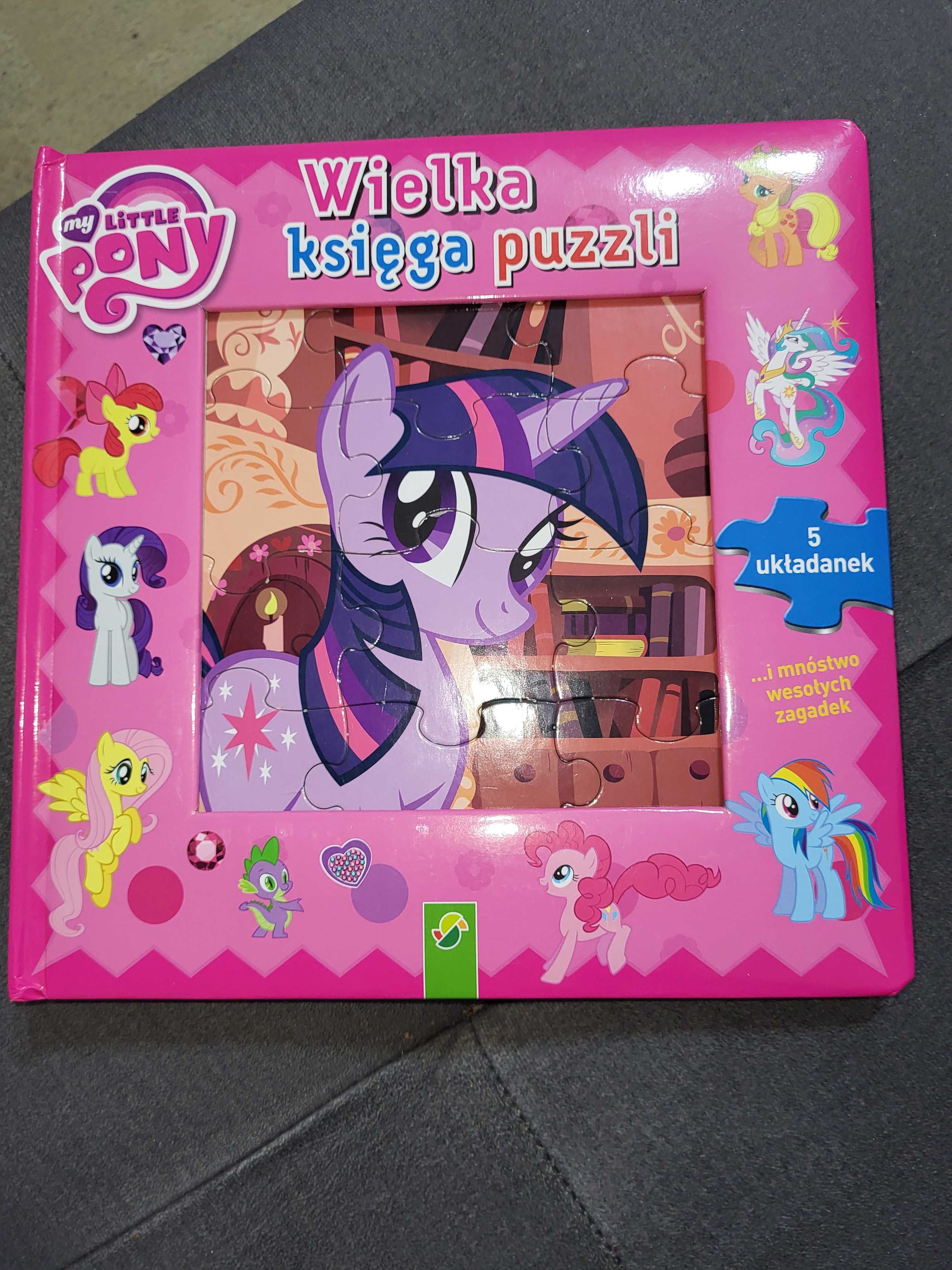 Wielka księga puzzli My little Pony 5 układanek