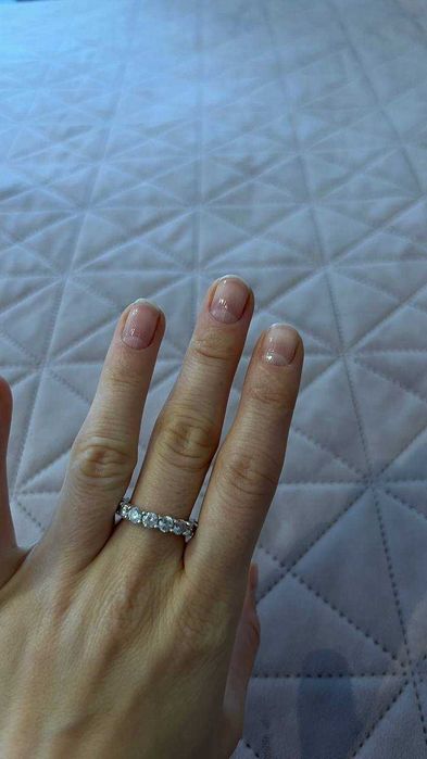 Каблучка срібна, 17 розмір