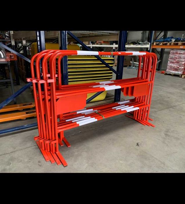 Panel barierka ostrzegawcza BHP drogowa 1,5x1m płotki ALTRAD 10szt.