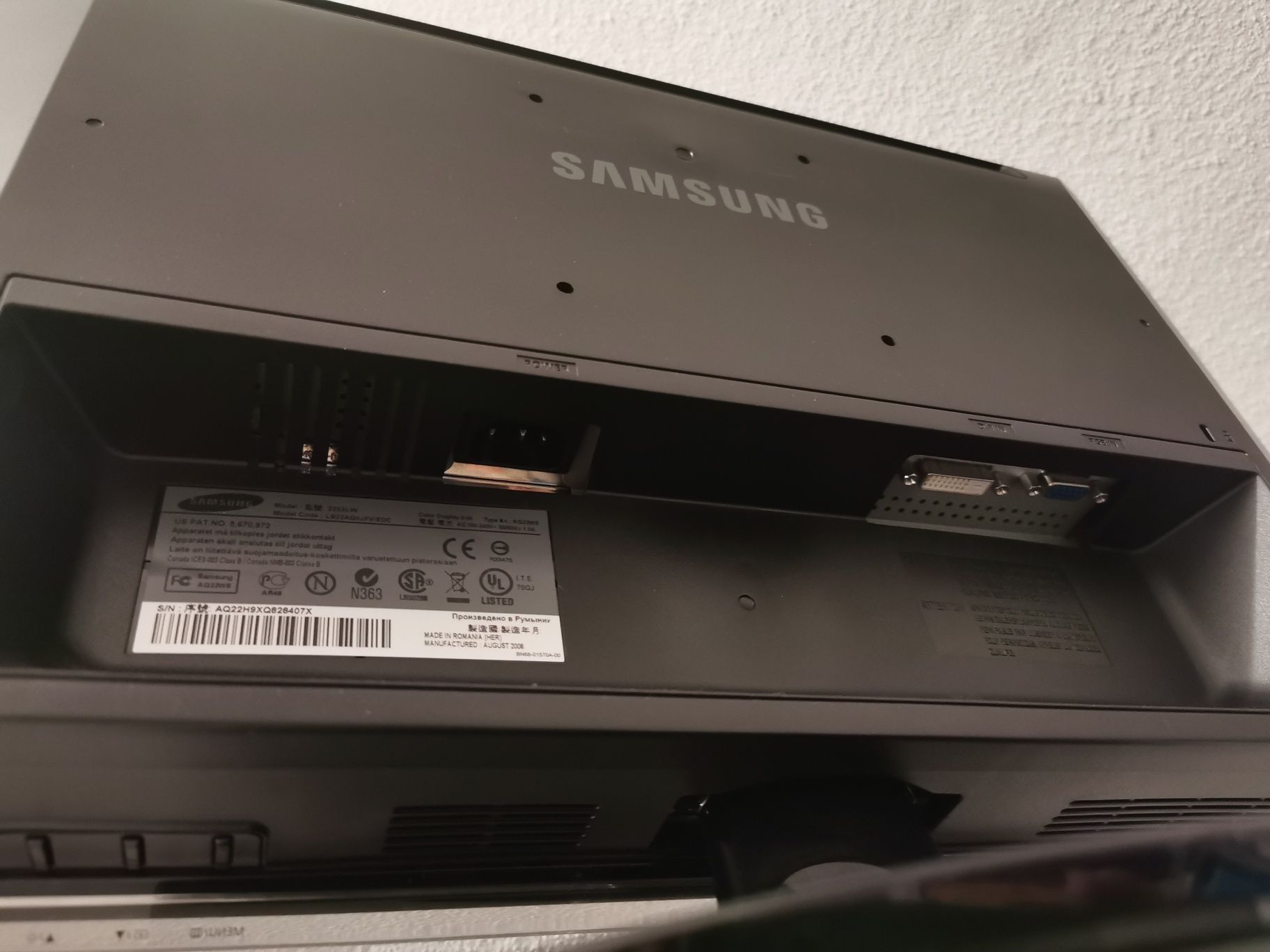 Monitor Samsung 22"