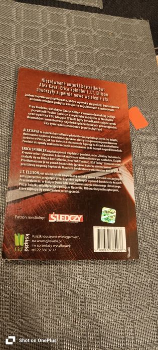 Książka cienie nocy Alex kava