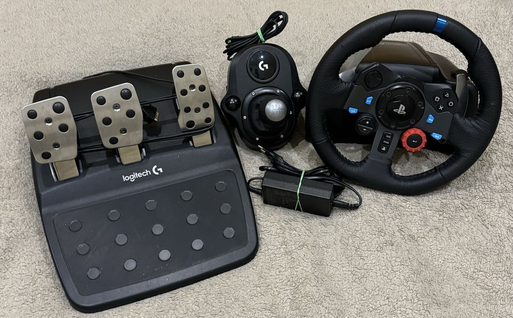 Кермо Logitech G29 + Shifter (Стан: близкий до ідеалу)