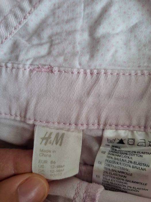 Spodenki ogrodniczki roz 86