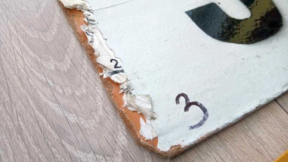 Dawna tablica kierunkowa autobusu komunikacji miejskiej w Szczecinie