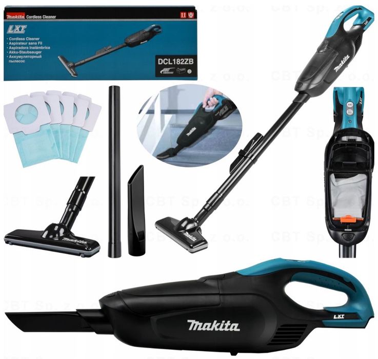 Odkurzacz MAKITA Bezprzewodowy Akumulatorowy Pionowy Samochodowy