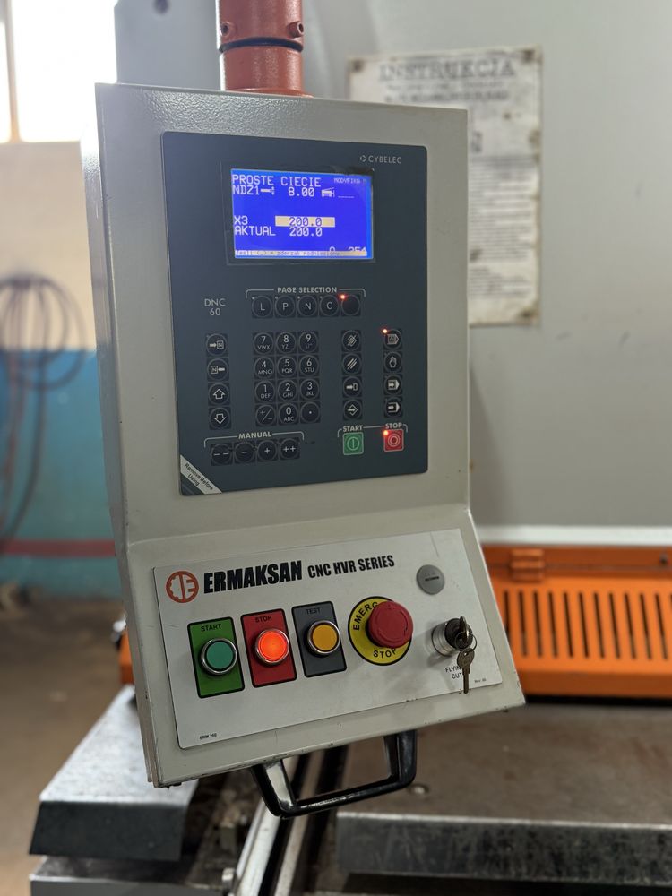 Nozyce gilotynowe Ermaksan CNC HVR 3100x13