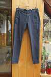 antracytowe szare spodnie Pieszak Tailor Denim Jamilla chino w paski