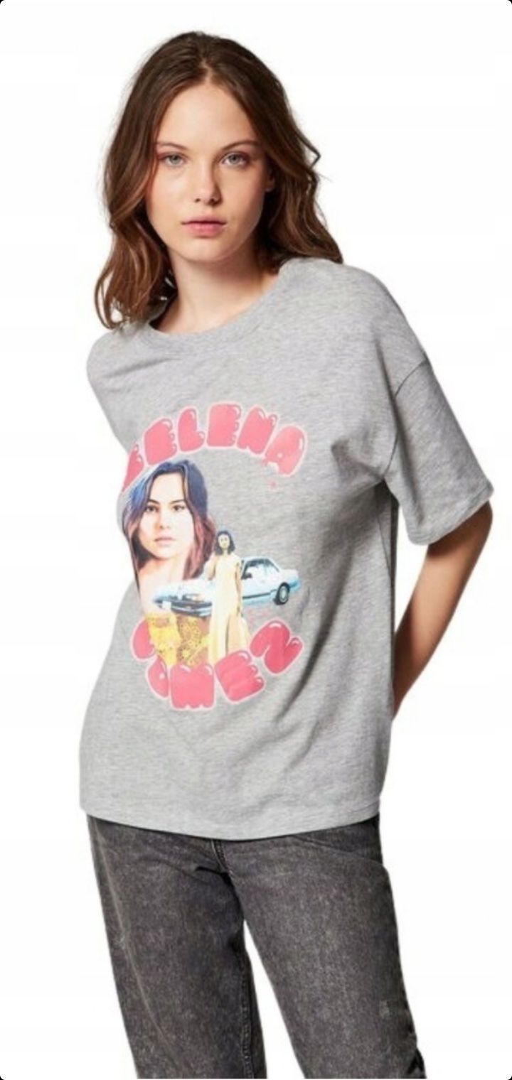 T- Shirt nowy marka Jennyfer nadruk Selena Gomez rozmiar XS