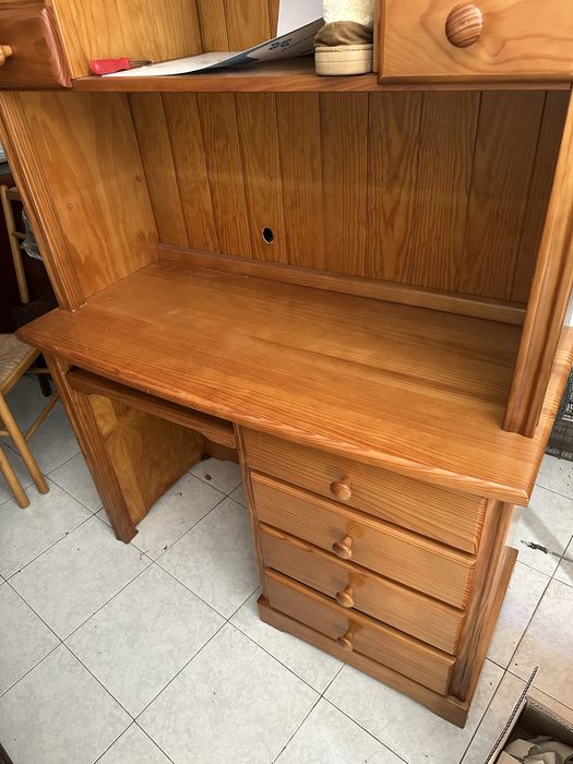 Secretaria madeira pinho