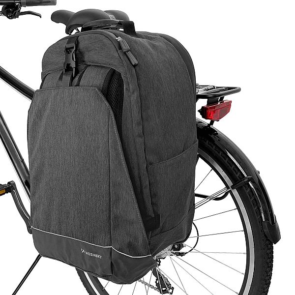 Wozinsky torba rowerowa na bagażnik plecak rowerowy ze stelażem 2w1/30