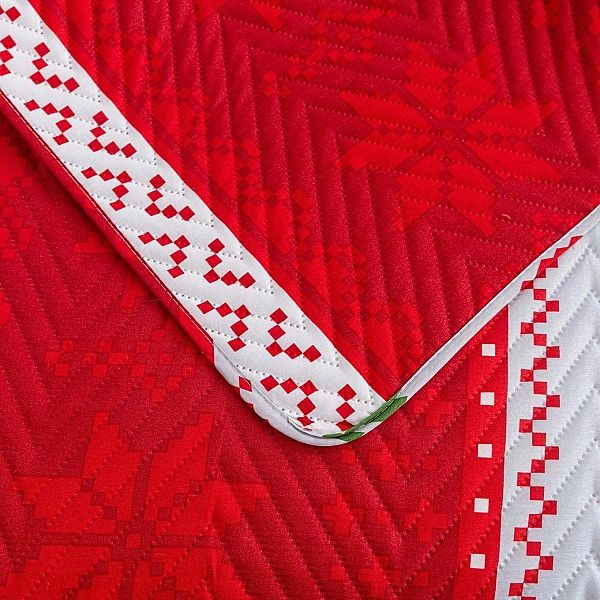 Narzuta na łóżko narożnik ŚWIĄTECZNA 170x210 Pikowana Mikrofibra Leven