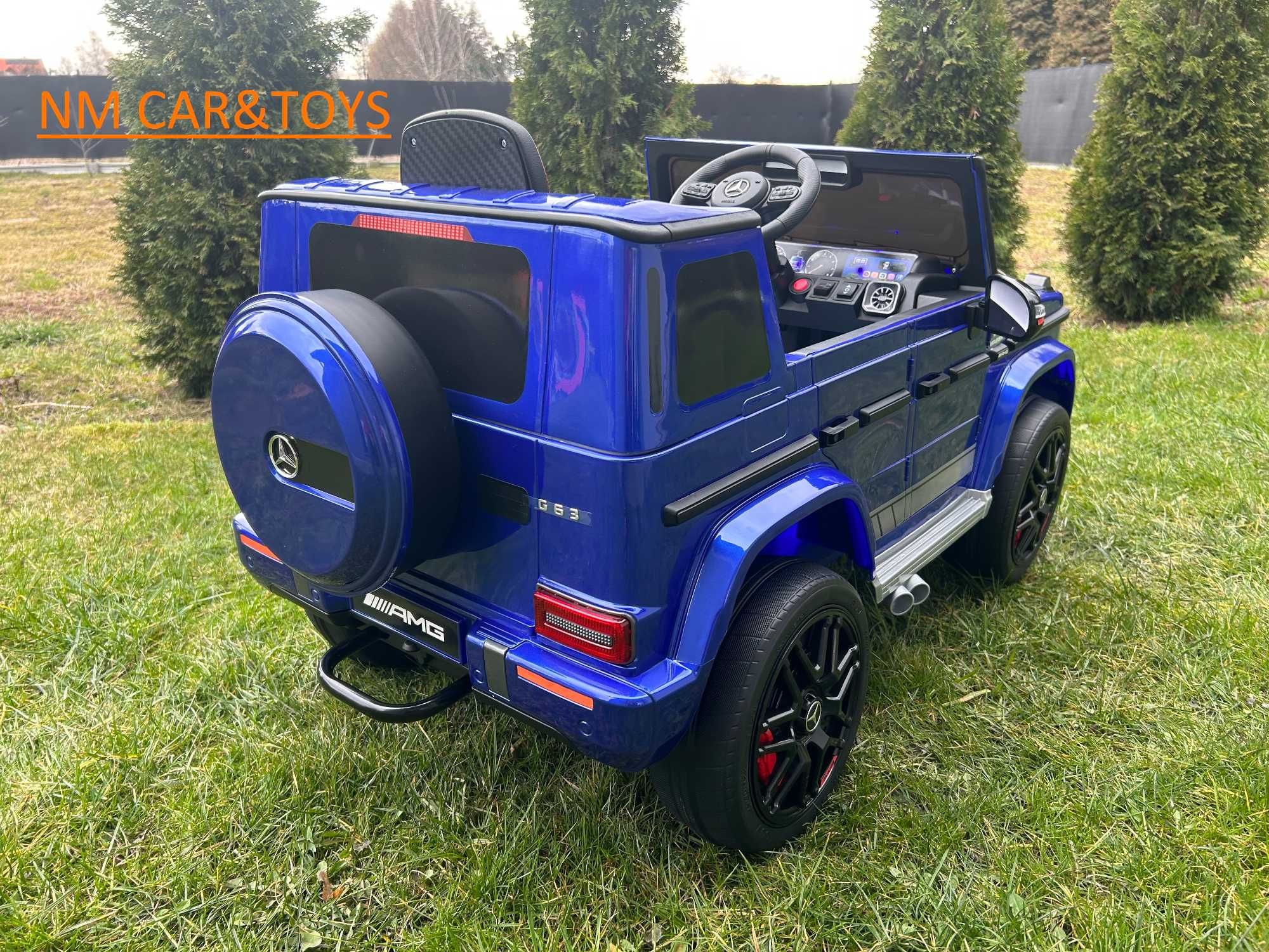 Mercedes G63 Auto na akumulator Samochód pojazd Lakier 2x45W