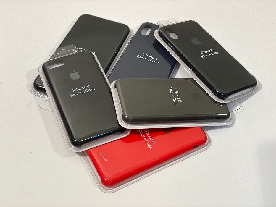 etui silikon Apple iPhone 7, 8, 7+,8+, X, 5, 5SE, 6, 6S, 6+, 4; szkło