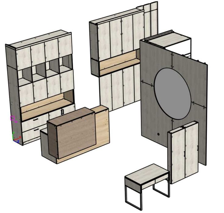 Кухні, Меблі на замовлення. Послуги конструктора до ВІЯР (ViyarPro)