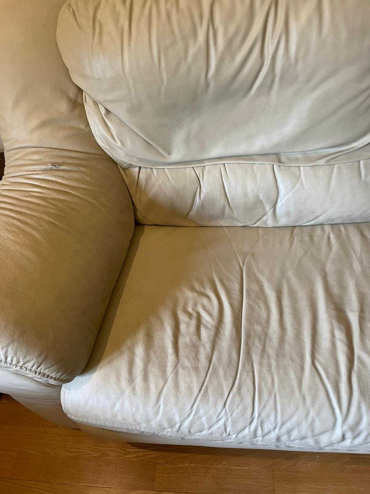 Sofá de 3 lugares usado, muito confortável