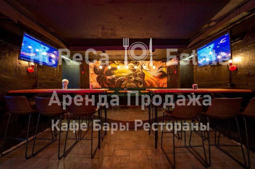 БЕЗ% Продажа. Фасад. Цоколь Кафе Паб Бар. 196м2 Подол