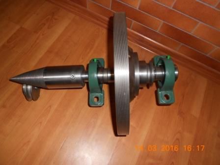 Дровокол конусний. ШкІви.  Повний комплект з маховиком на 220V. Конуса