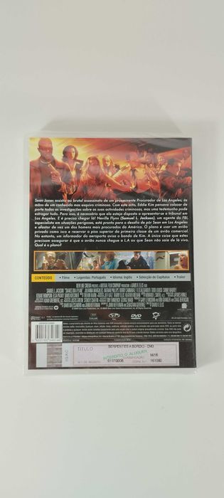Serpentes a Bordo - DVD Selado - Samuel L. Jackson