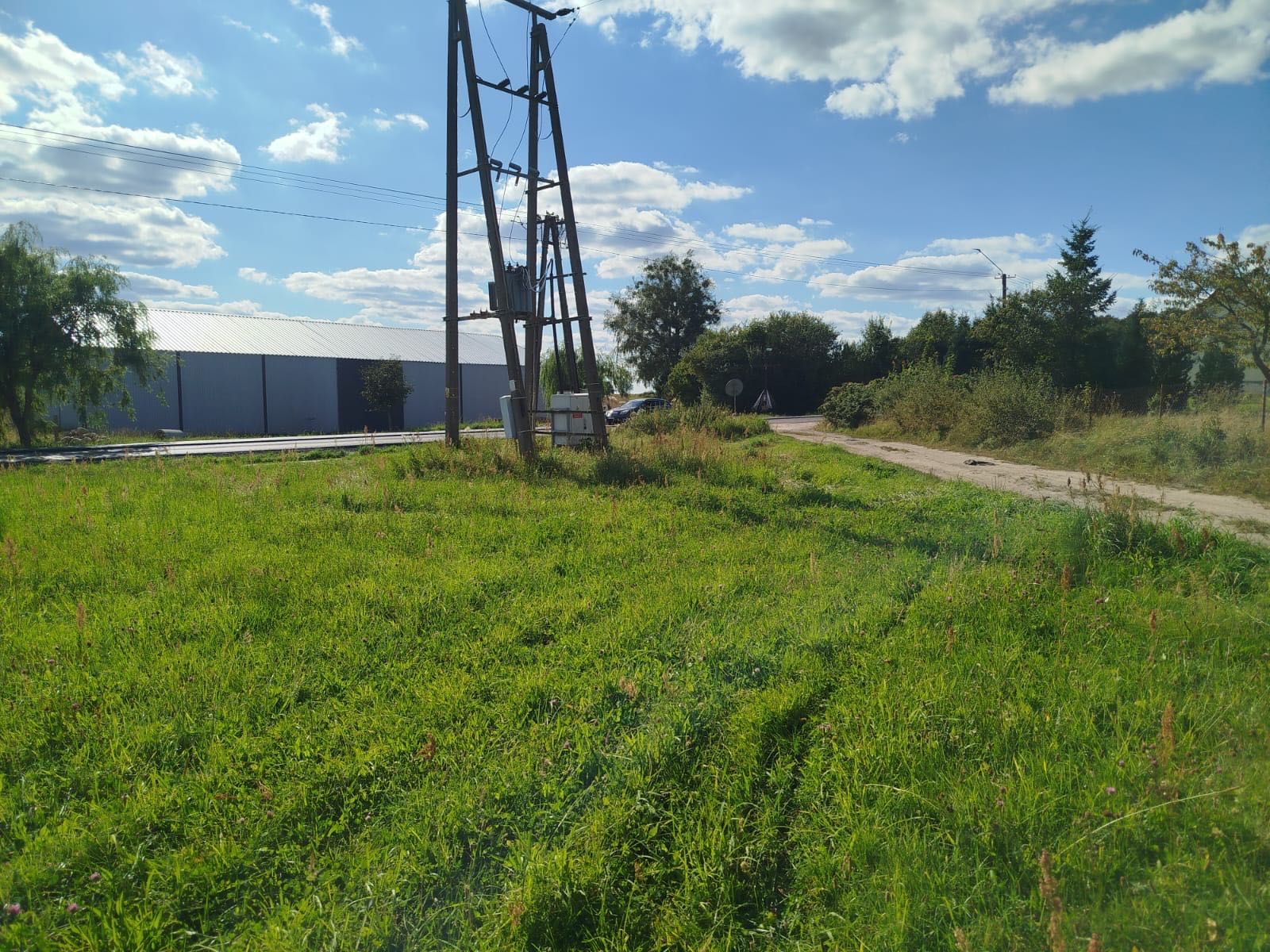 Działka inwestycyjna 30 ar – przy drodze wojewódzkiej
