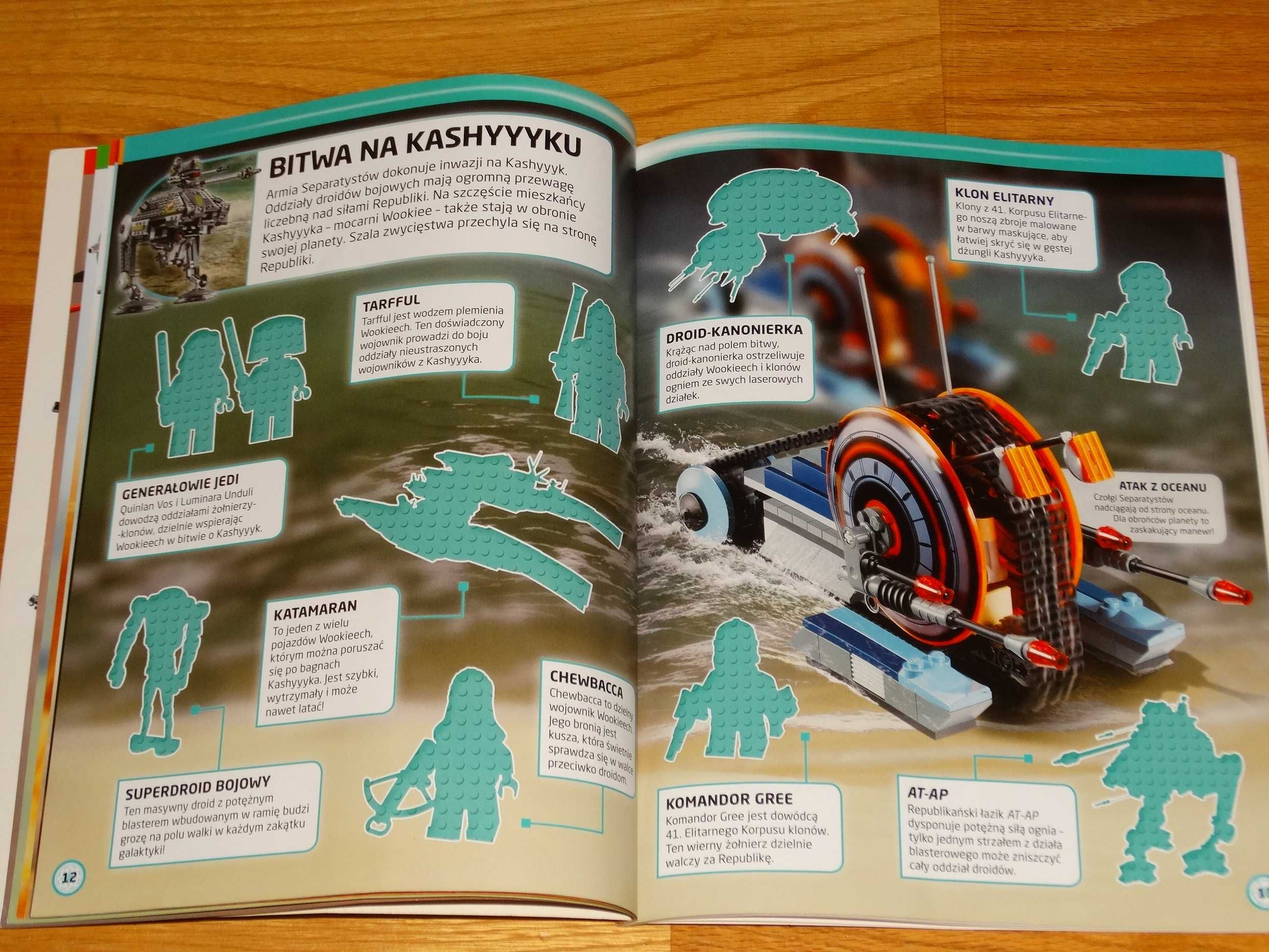 Lego Star Wars Wielkie Bitwy Jedi Książka + naklejki duża ilość
