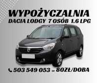 Wypożyczalnia samochodów Dacia 1.6 LPG 7 osób Wynajem Bus 7 osobowy