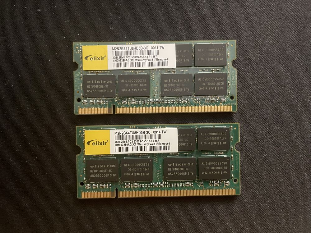 4GB DDR2 para portátil