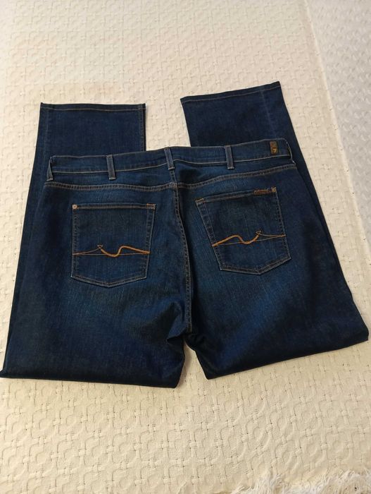 ДЖИНСЫ мужские 7 For All Mankind Jeans USA W40 Standard БОЛЬШОЙ р - р.