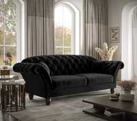 Sofa Royal Trzyosobowa Chesterfield Elegancka VeroLux