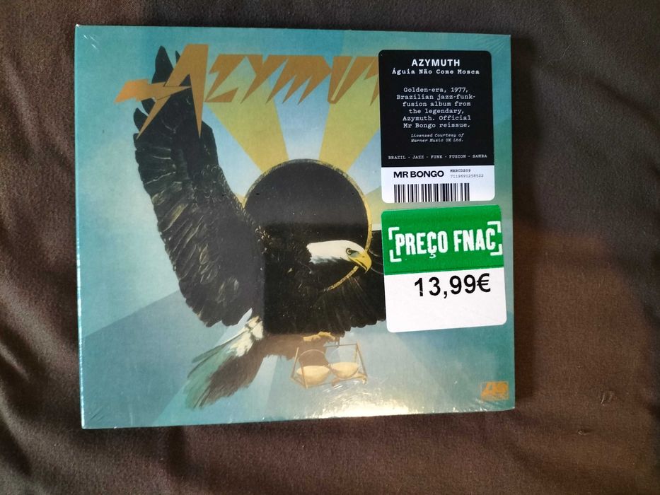 CD Azymuth - Águia Não Come Mosca (selado) - 1977 (reedição 2019)