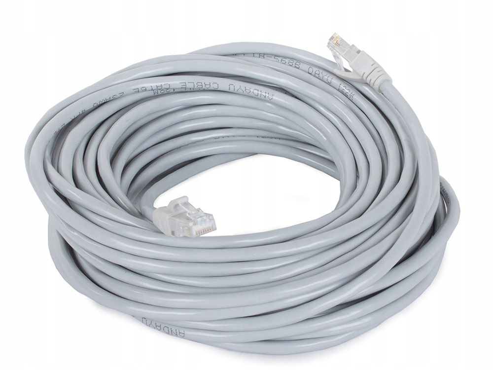 Kabel internetowy skrętka UTP CAT.6 2x RJ45 15 metrów