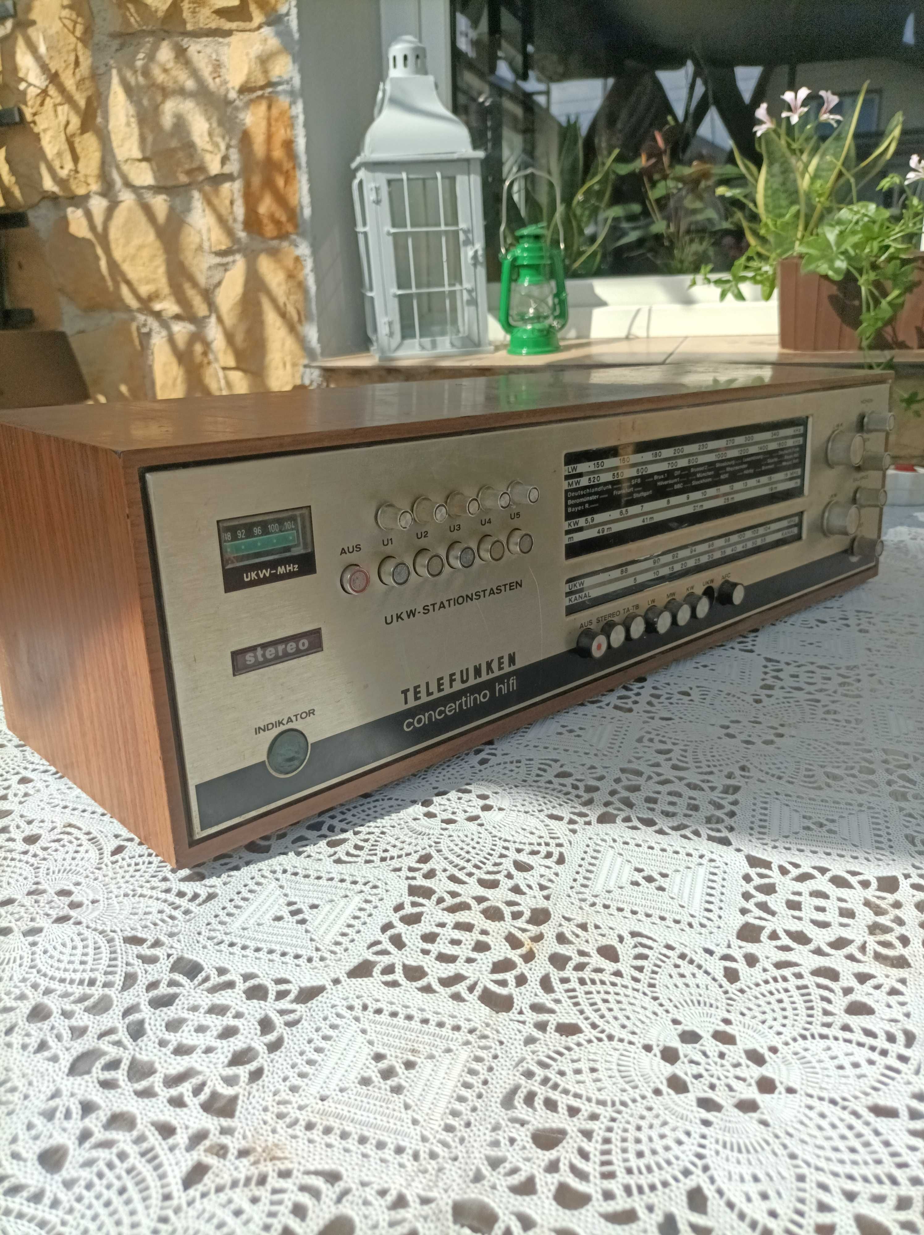 Telefunken Concertino HiFi 101 amplituner vintage