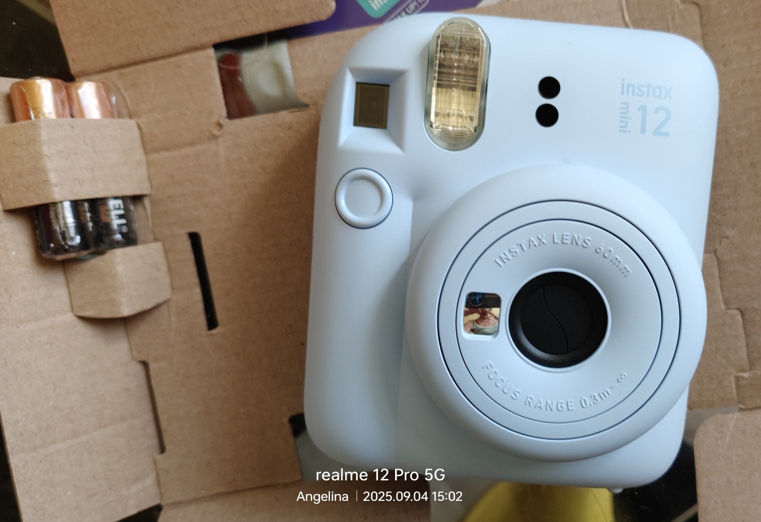 Aparat Fujifilm Instax Mini 12 niebieski + wkłady