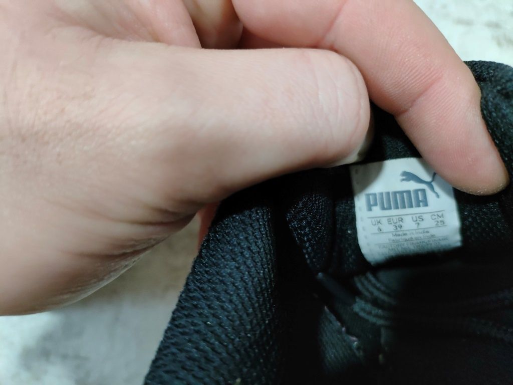 Кросівки Puma Smash р-39 кеди оригінал пума кроссовки кеды черные