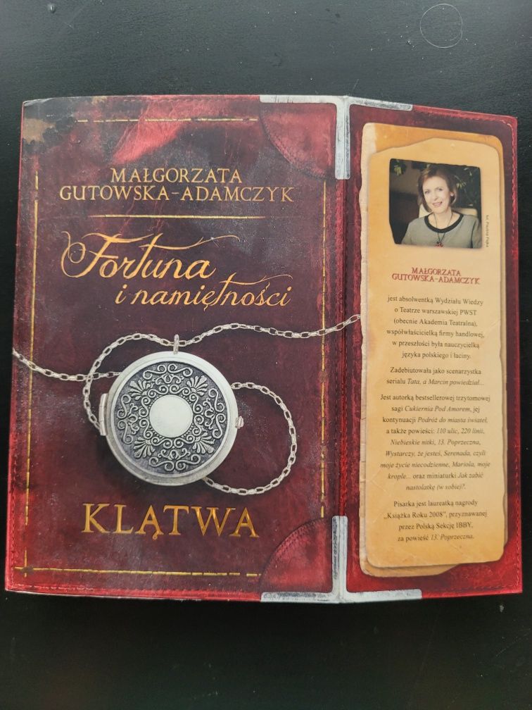 Książka - Fortuna i Namiętność Klątwa - Małgorzata Gutowska-Adamczyk