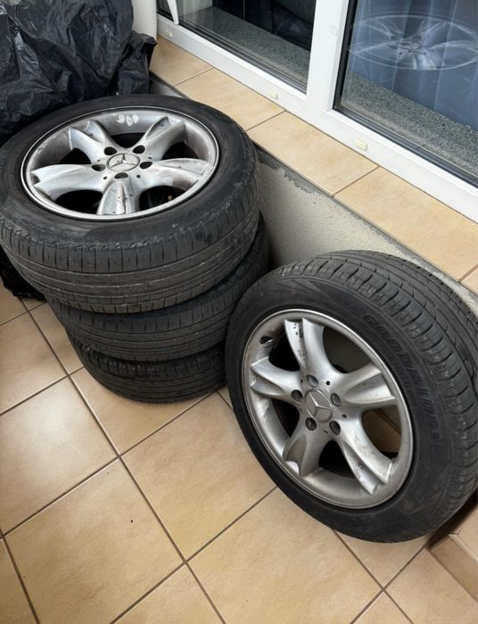 Felgi 16” 5x112 z oponami (MERC, AUDI, BMW, VW)