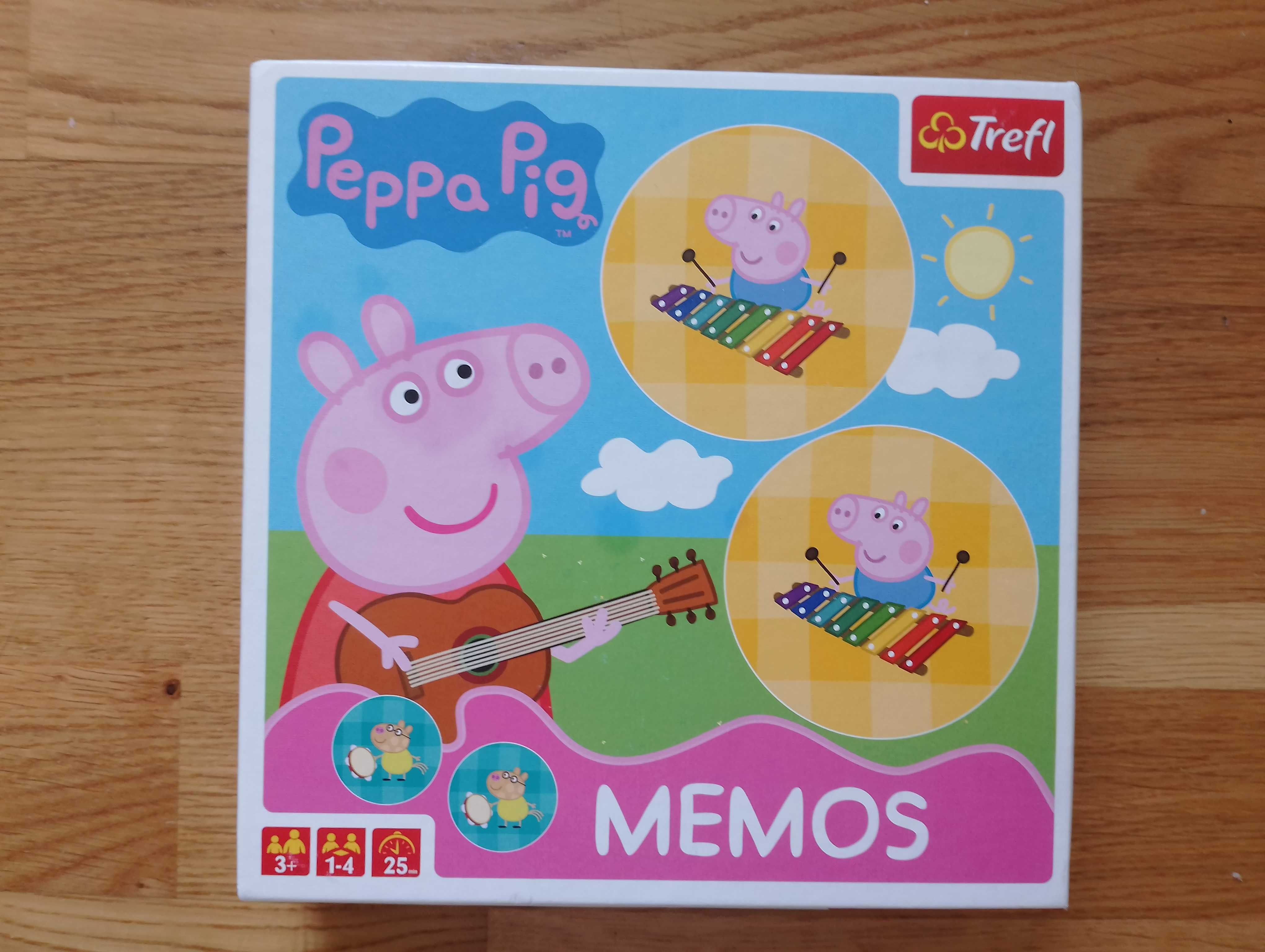 Gra świnka peppa memo peppa pig memos trefl