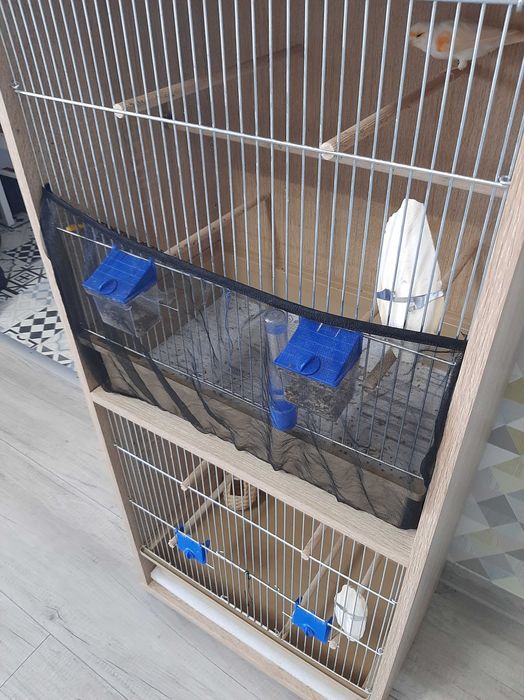 Regał woliera klatka dla ptaków ptak kanarek akcesoria wyposażenie